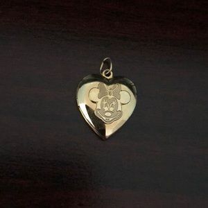 Vintage Disney Minnie Mouse Gold Photo Locket 1960
